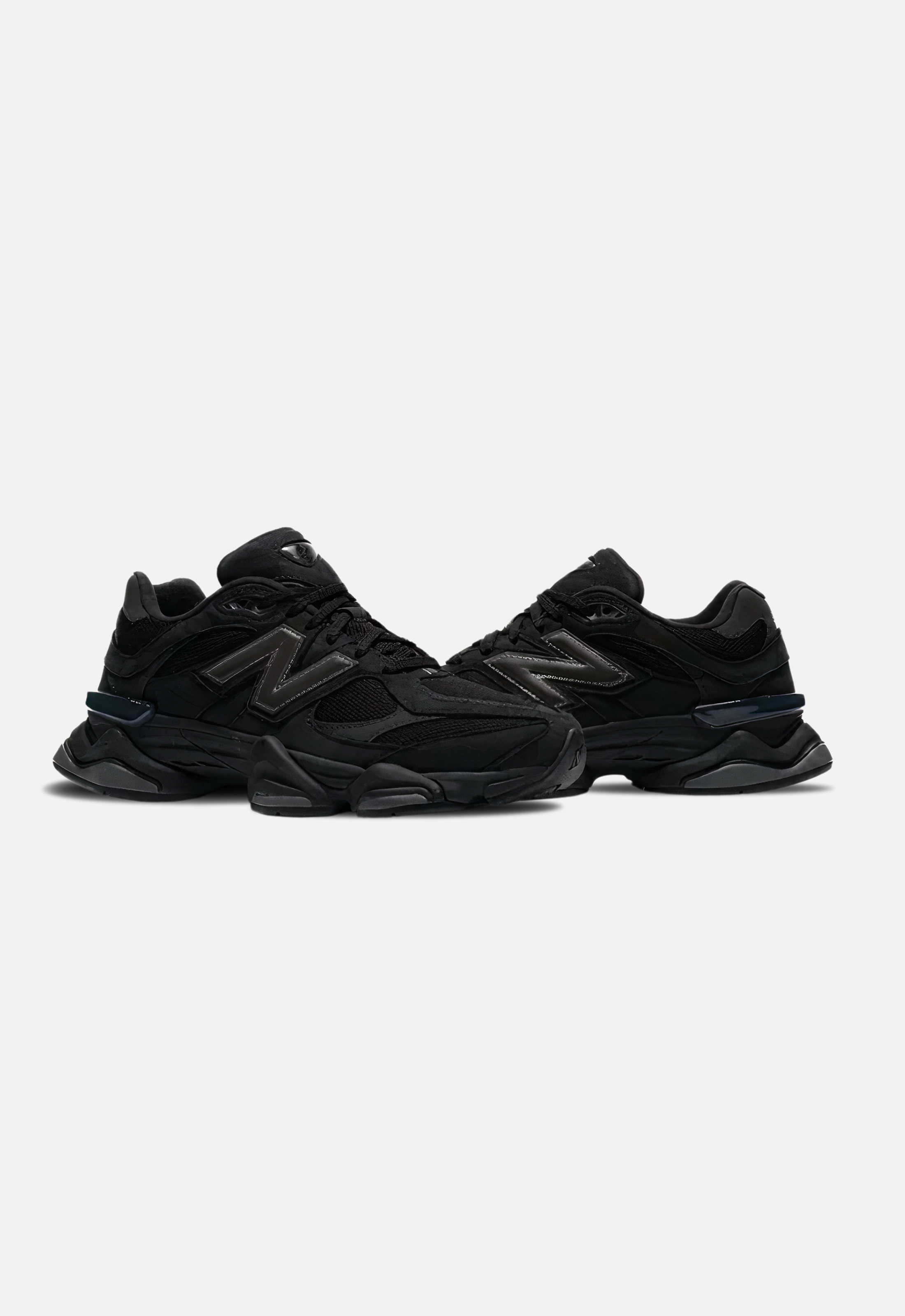 New Balance 9060 Triple Black Revered Footwear